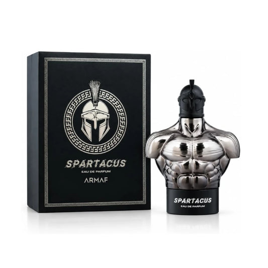 Spartacus de Armaf: frasco y caja del perfume de 100 ml.