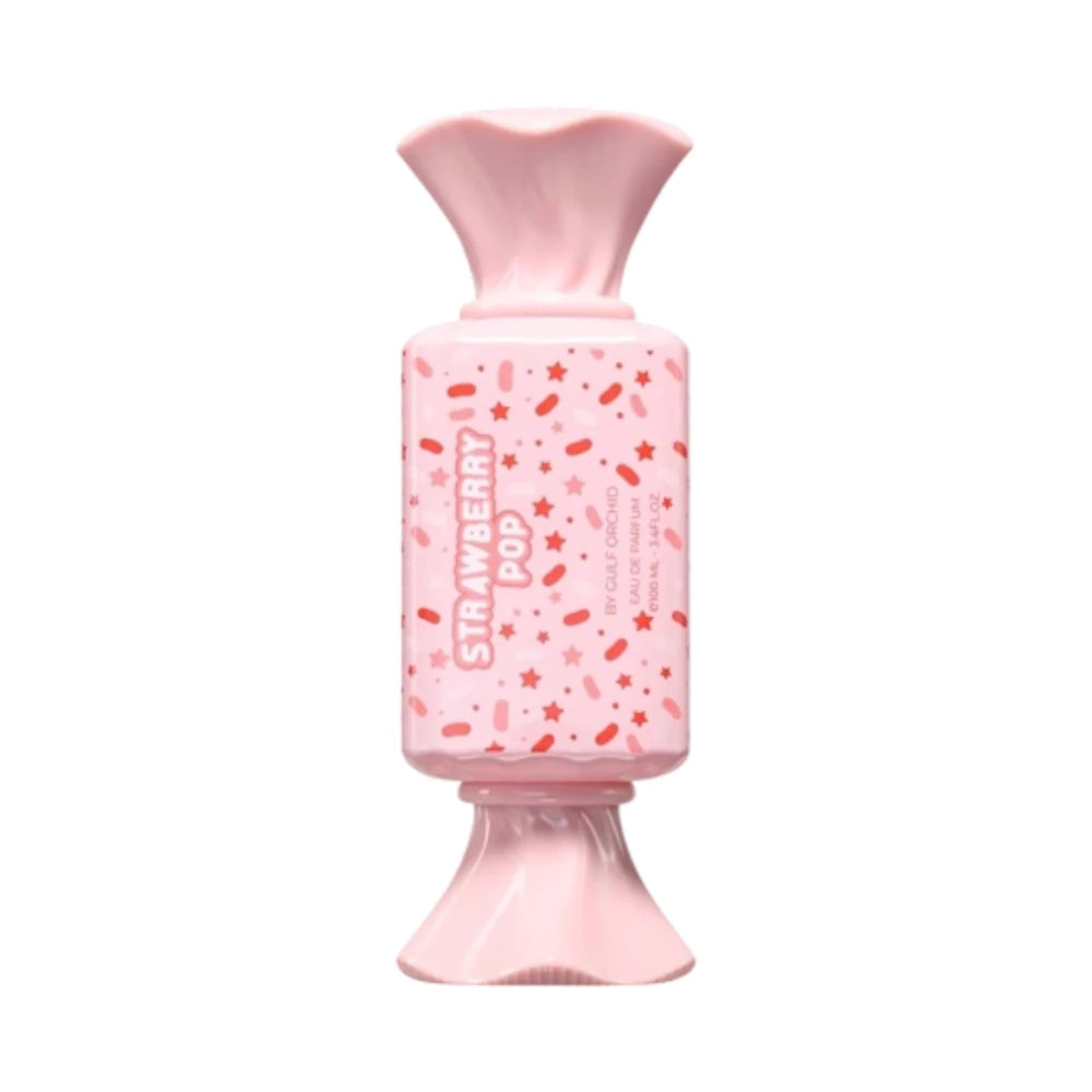 Strawberry Pop de Gulf Orchid, fragancia frutal gourmand con fresa, limón, malvavisco y vainilla