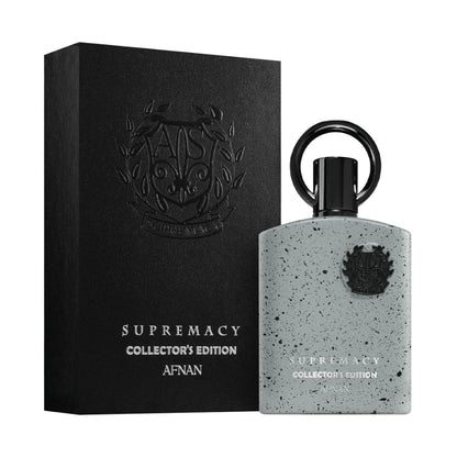 Supremacy Collector’s Edition de Afnan, fragancia chipre frutal con piña, abedul y ámbar gris.