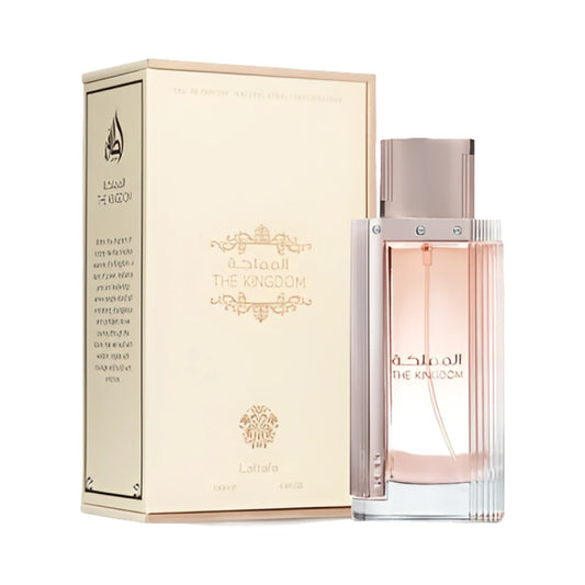 The Kingdom de Lattafa, perfume árabe ambarado vainilla de carácter cálido, dulce y cremoso